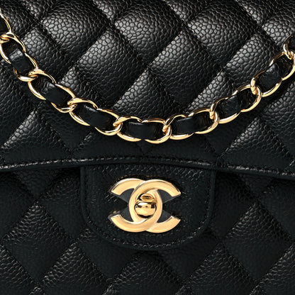 Chanel Caviar Quilted Small Double Flap Black 8 of 10