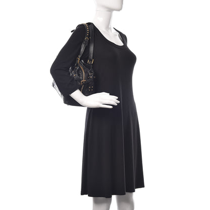 Louis Vuitton Lambskin Riveting Black 2 of 14