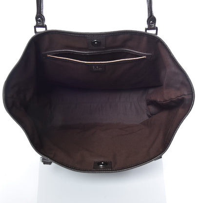 Gucci Denim Dollar Calfskin GG Monogram Medium Joy Tote Brown 5 of 13