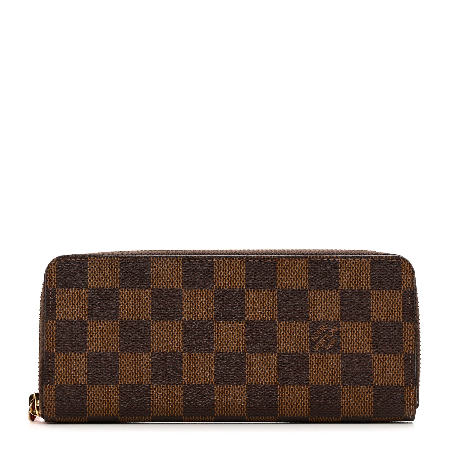 Damier Ebene Clemence Wallet Cherry