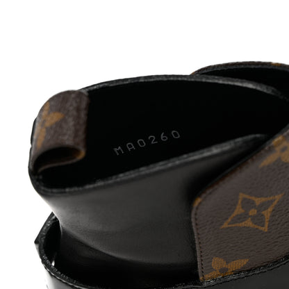 Louis Vuitton Calfskin Monogram Star Trail Ankle Boots 40 Black 6 of 14