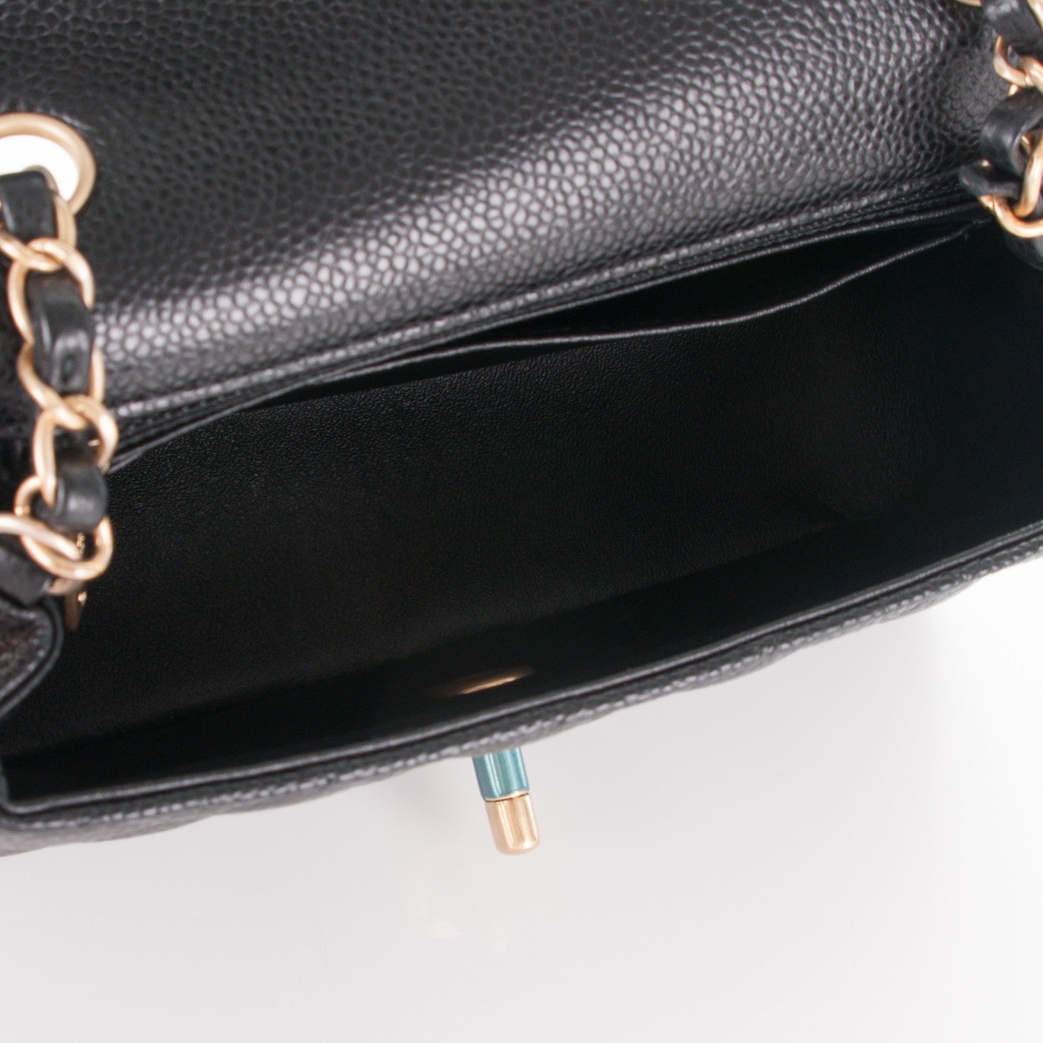 Chanel Caviar Quilted Mini Rectangular Flap Black 5 of 7