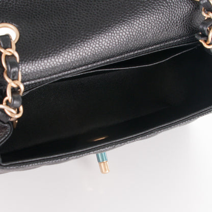 Chanel Caviar Quilted Mini Rectangular Flap Black 5 of 7