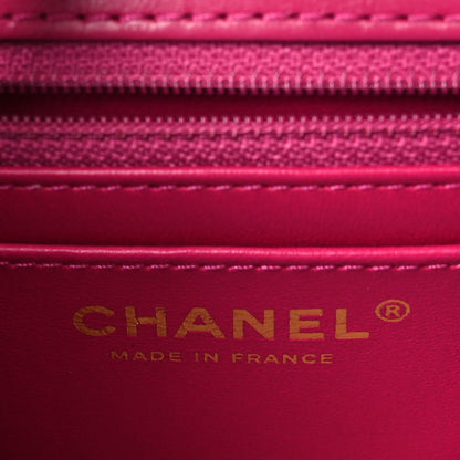 Chanel Aged Calfskin Quilted 2.55 Reissue Mini Flap Fuchsia 6 of 10