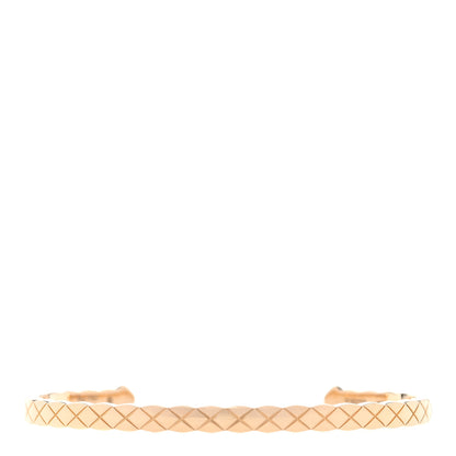 Chanel 18K Yellow Gold Coco Crush Cuff Bracelet XS 1 of 6