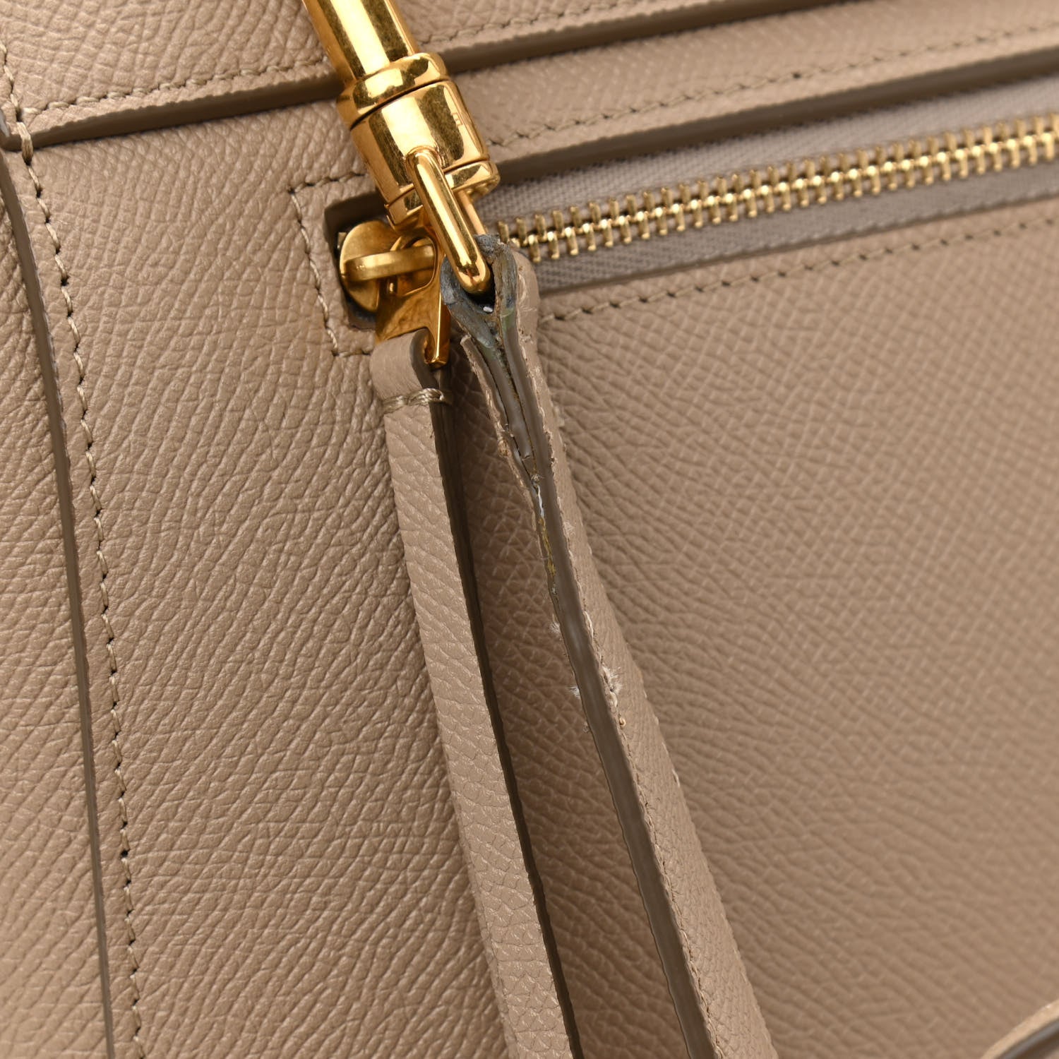 Celine Grained Calfskin Micro Belt Bag Light Taupe 12 of 13