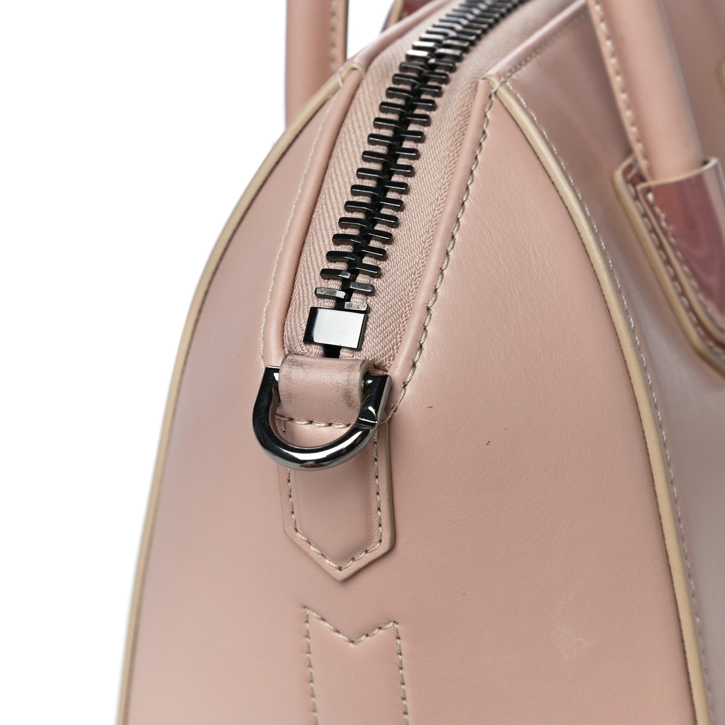 Metallic Calfskin Mini Antigona Light Pink