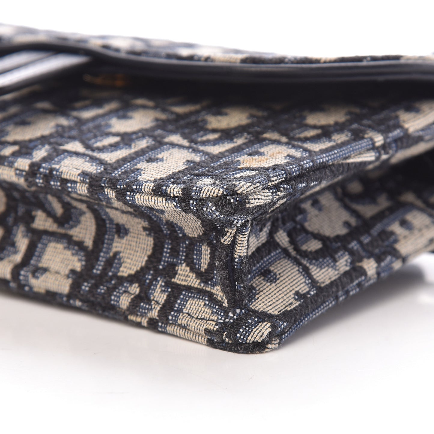 Oblique Saddle Belt Bag Blue