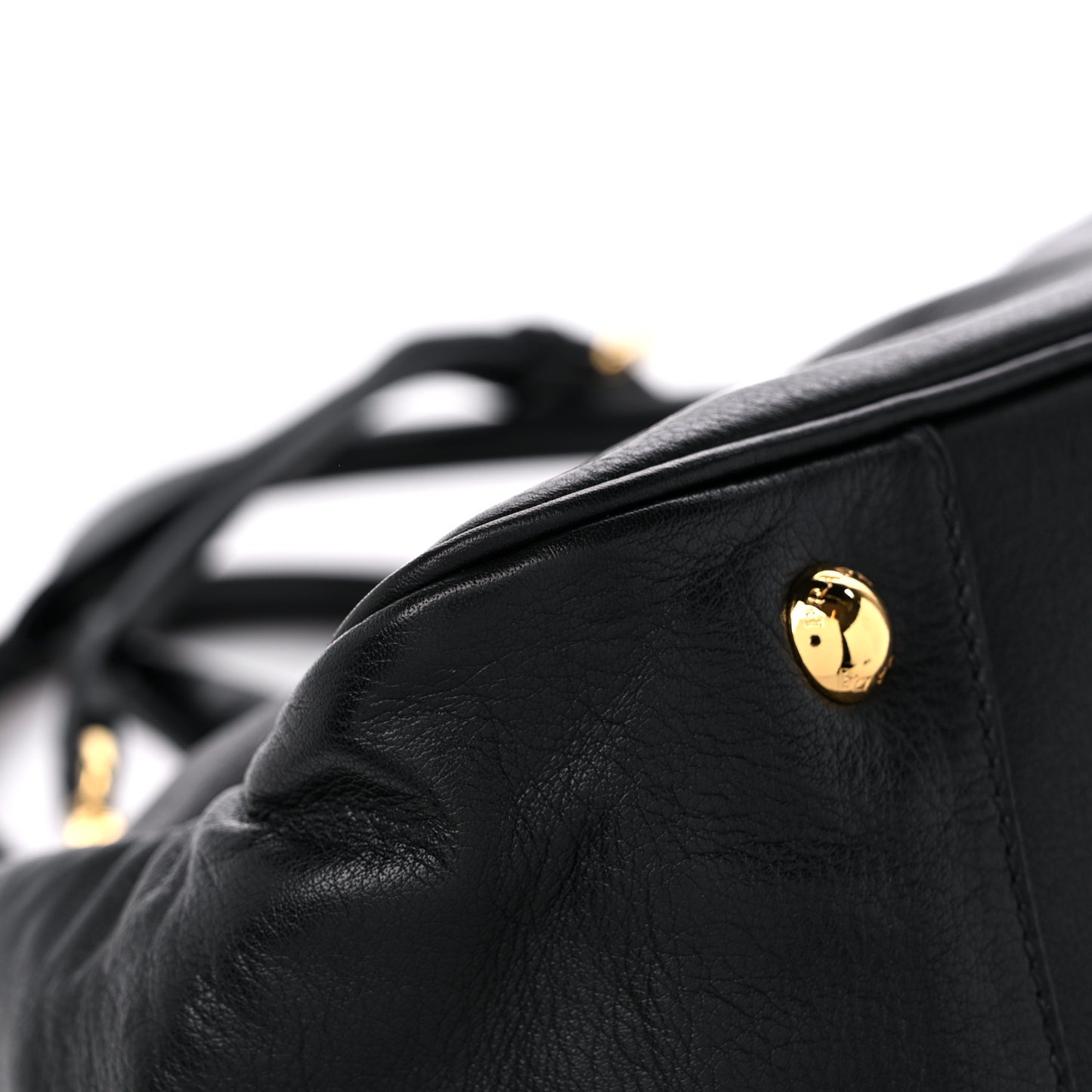 Soft Calf Bow Tote Black