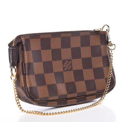Louis Vuitton Damier Ebene Mini Pochette Accessories 3 of 8