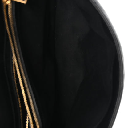 Saint Laurent Calfskin Y Quilted Monogram Medium Loulou Chain Satchel Black 5 of 10