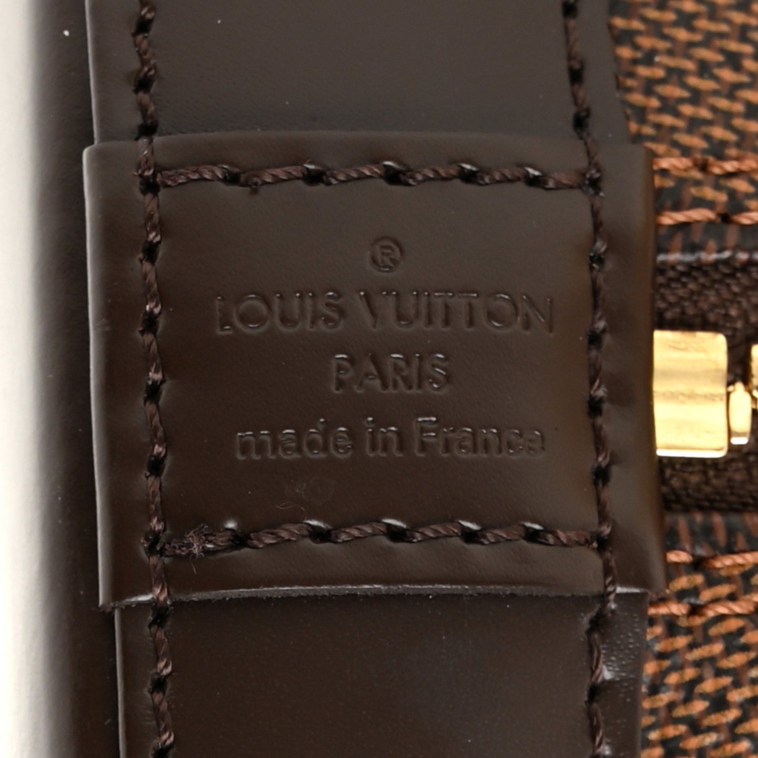 Louis Vuitton Damier Ebene Alma BB 6 of 9