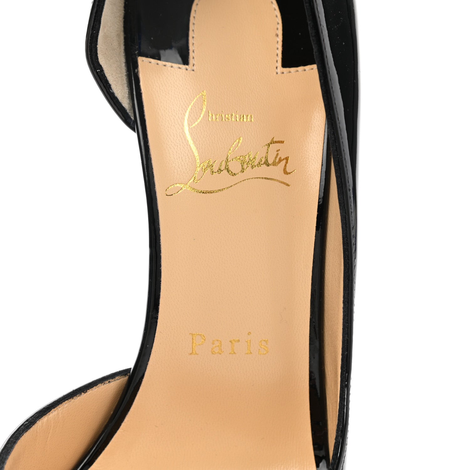 Christian Louboutin Patent Iriza 100 Pumps 39 Black 7 of 7