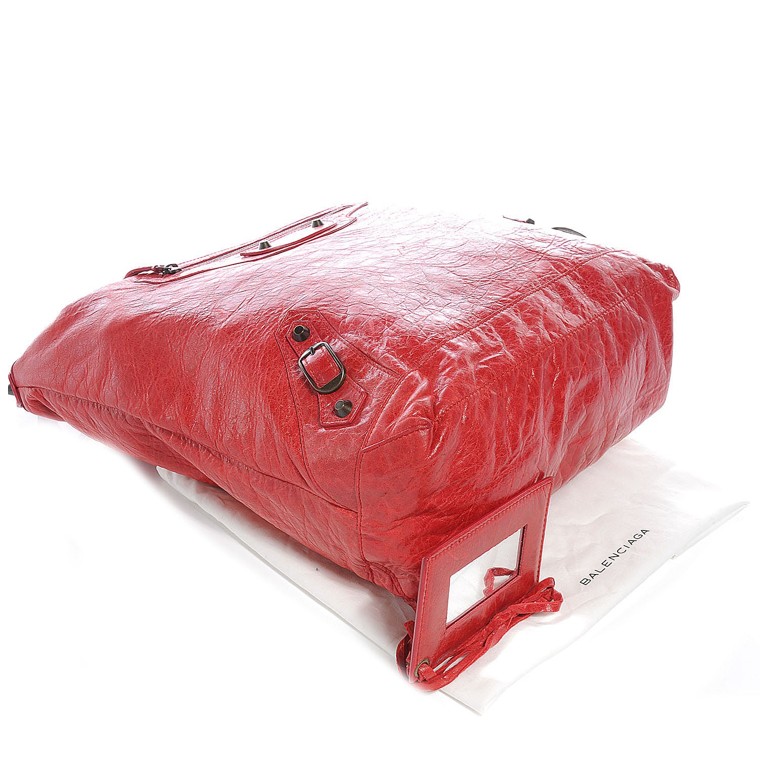 Balenciaga Agneau Day Hobo Rouge Coquelicot 4 of 7