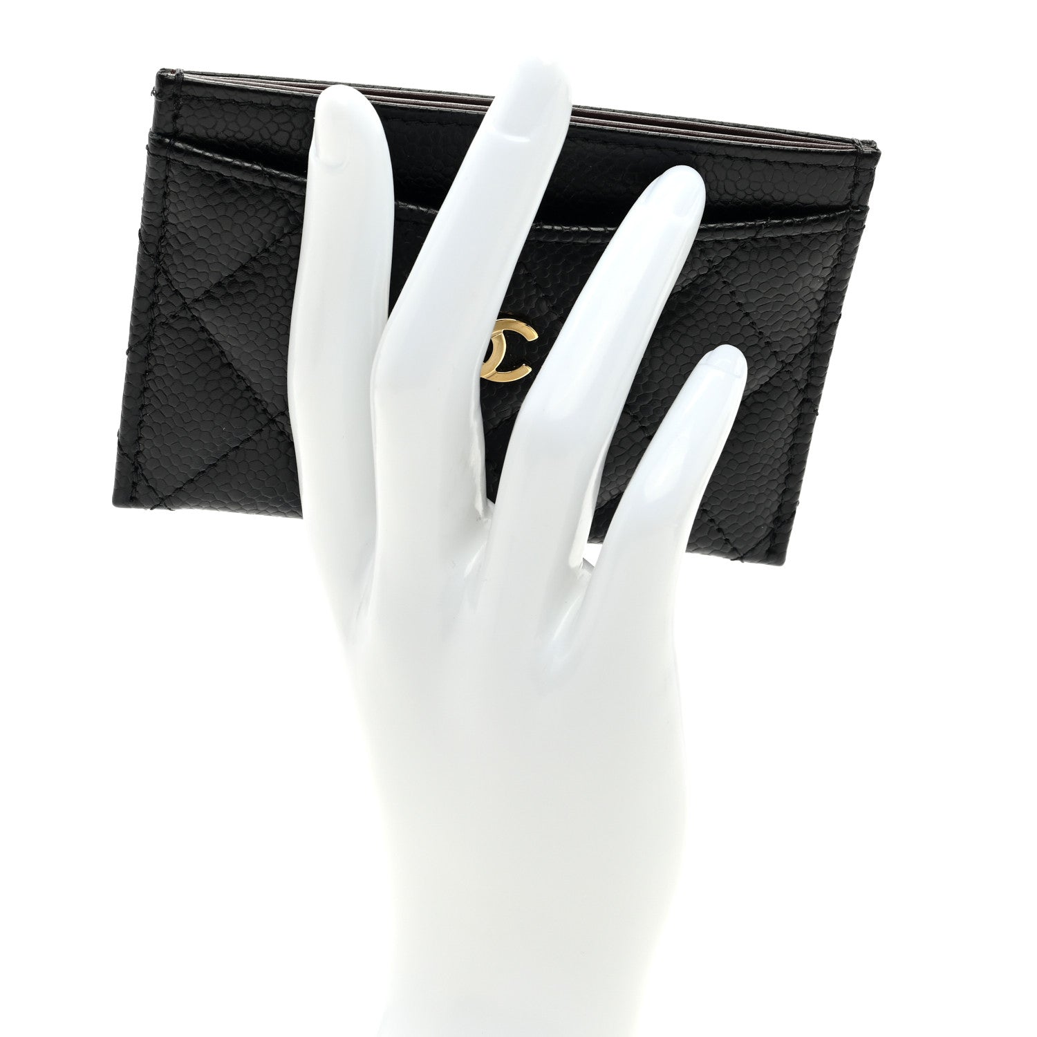 Chanel Caviar Quilted Card Holder Black 2 of 7