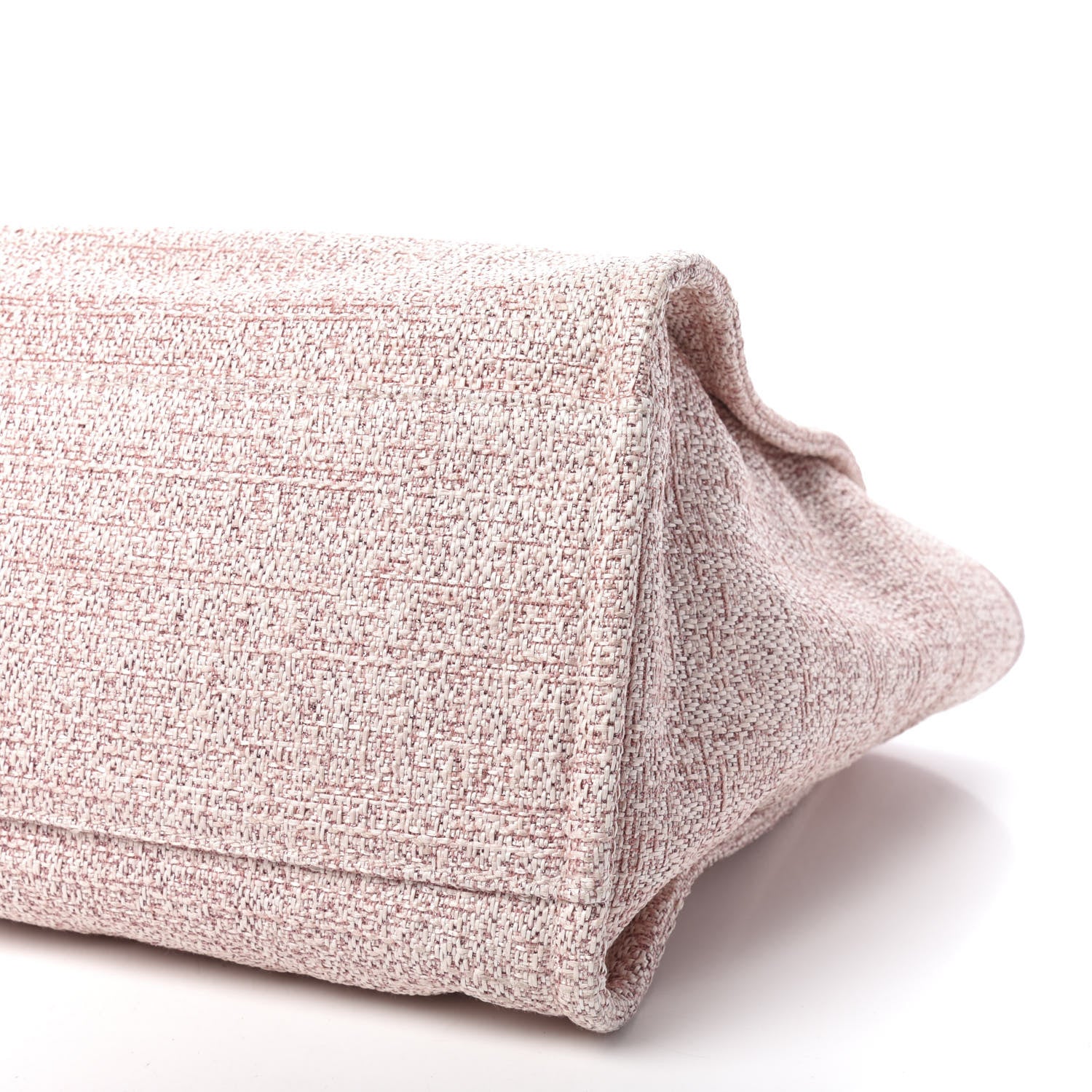 Chanel Straw Lurex Medium Deauville Tote Pink 7 of 10
