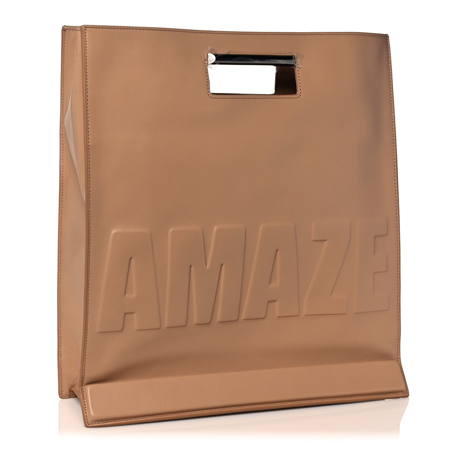 Calfskin Totes Amaze Tote Beige
