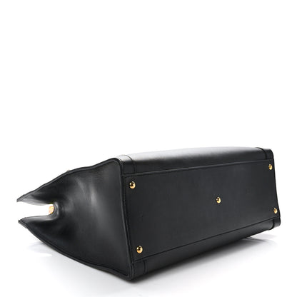Gucci Calfskin Medium Diana Tote Bag Black Yellow Fluo 4 of 11
