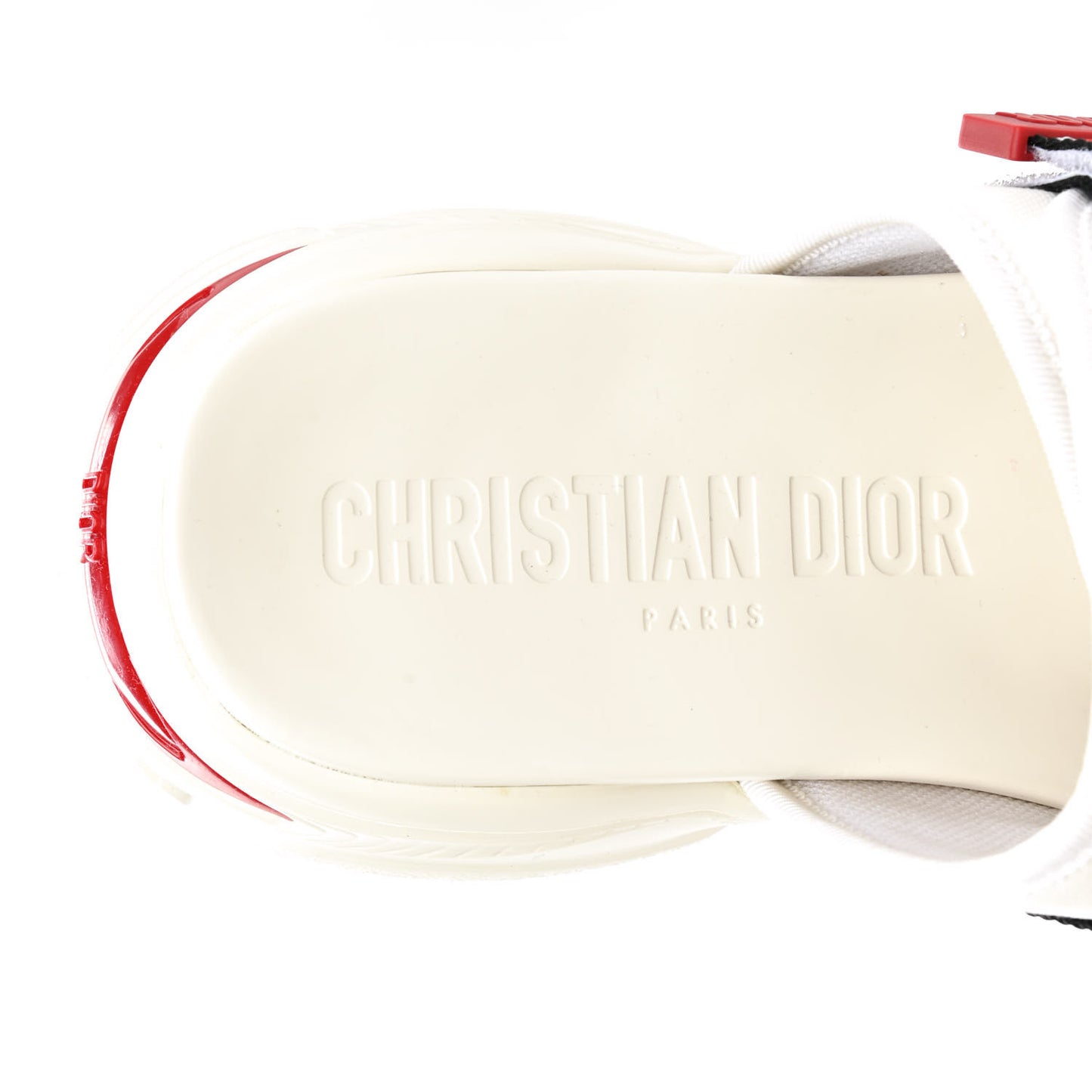 Technical Fabric D-Wander Slide Sandals 39 White Multi