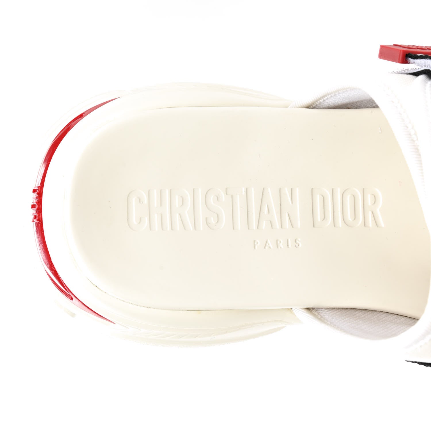 Christian Dior Technical Fabric D-Wander Slide Sandals 39 White Multi 7 of 7