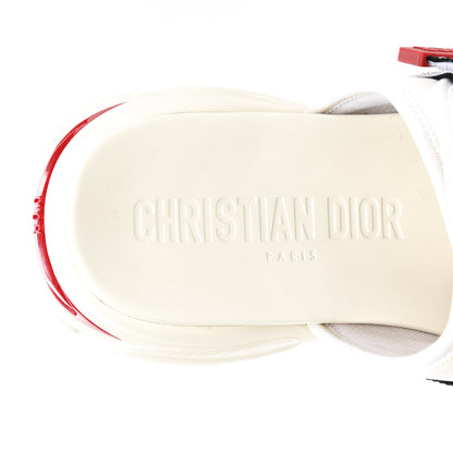 Christian Dior Technical Fabric D-Wander Slide Sandals 39 White Multi 7 of 7
