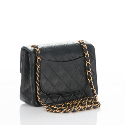 Chanel Lambskin Quilted Mini Square Flap Black 3 of 7
