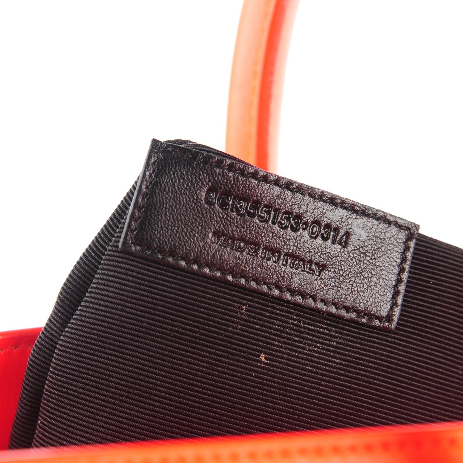 Saint Laurent Calfskin Small Sac De Jour Neon Orange 8 of 9