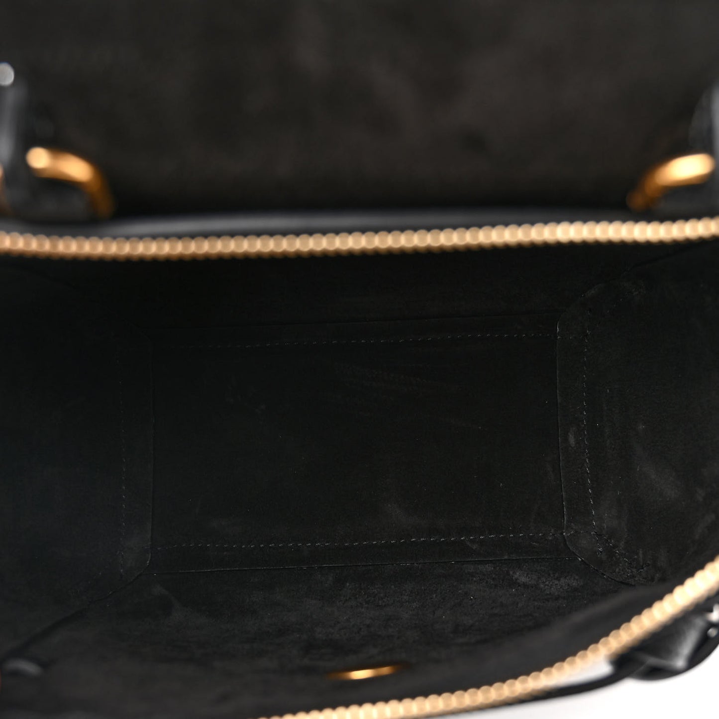 Grained Calfskin Nano Belt Bag Black