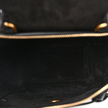 Celine Grained Calfskin Nano Belt Bag Black 5 of 10