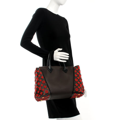 Louis Vuitton Veau Cachemire Monogram Tote W PM Chocolate 2 of 7