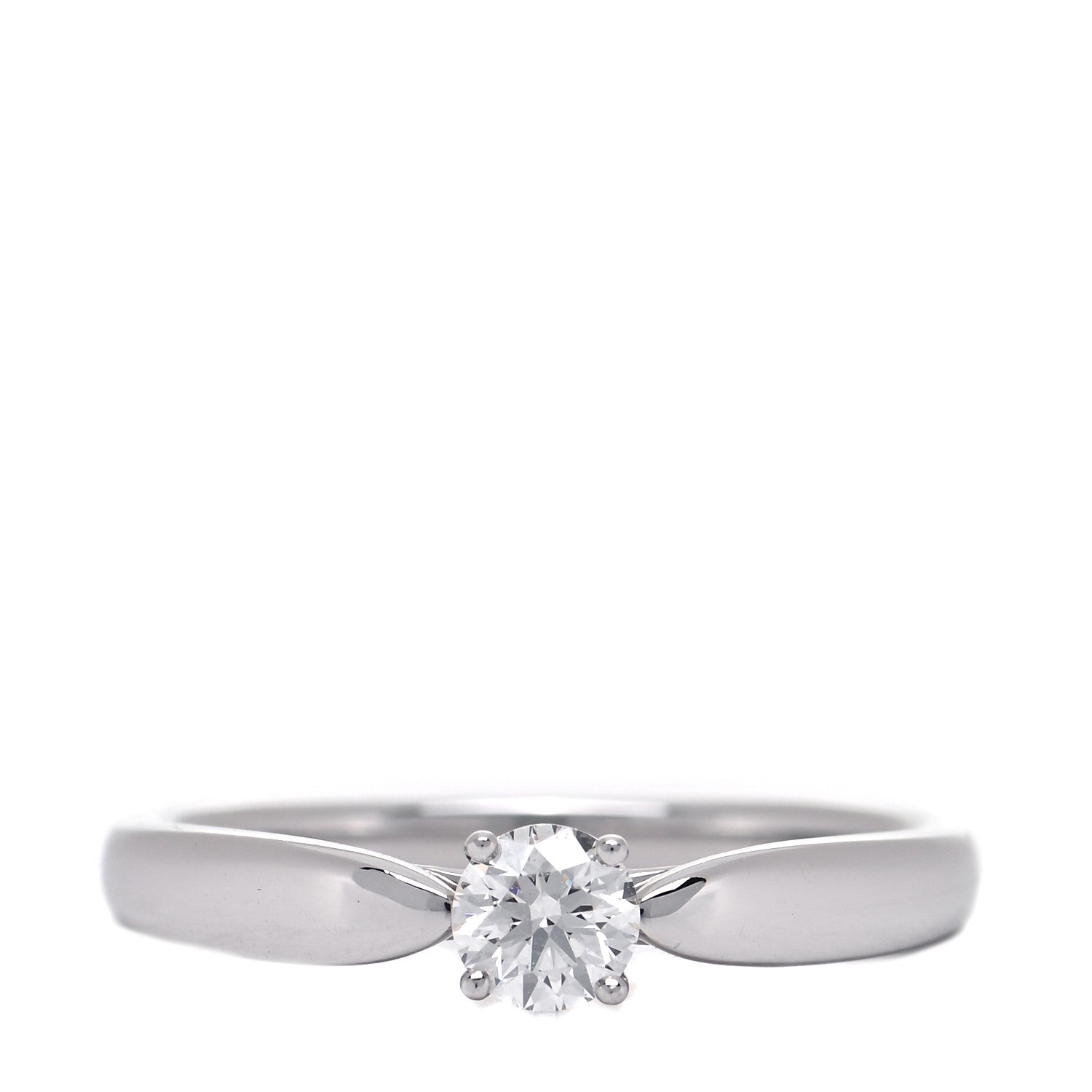 Tiffany Platinum Diamond .25ct Harmony Solitaire Engagement Ring 52 6 1 of 7