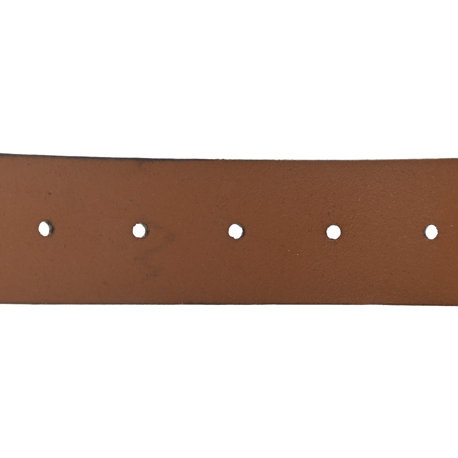 Gucci Selleria Calfskin Nickel Interlocking G 37mm Belt 95 38 Cuir 3 of 5