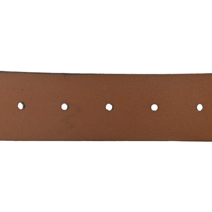 Gucci Selleria Calfskin Nickel Interlocking G 37mm Belt 95 38 Cuir 3 of 5