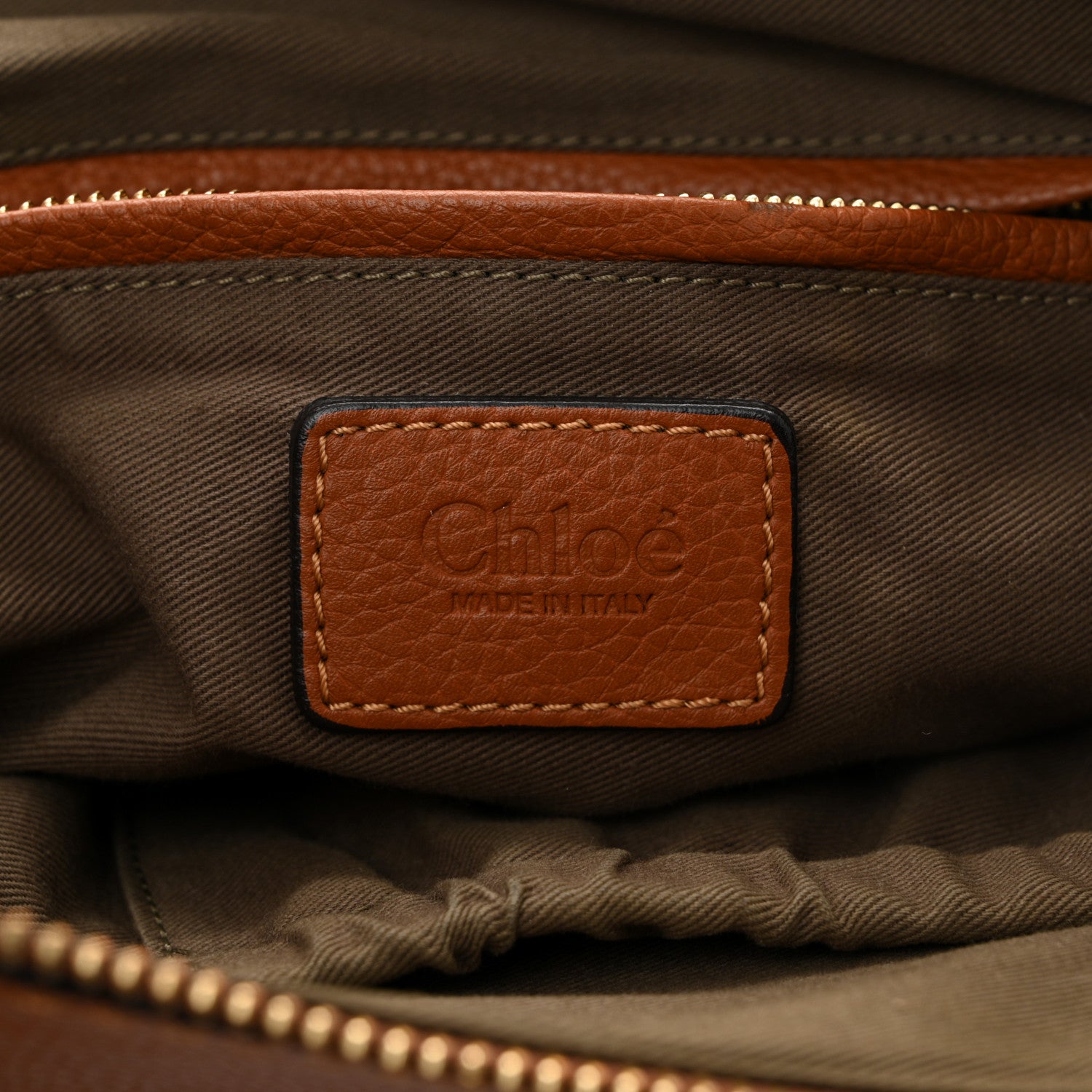 Chloe Calfskin Medium Marcie Satchel Tan 6 of 10