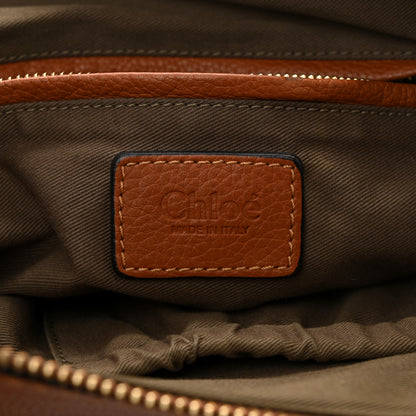 Chloe Calfskin Medium Marcie Satchel Tan 6 of 10