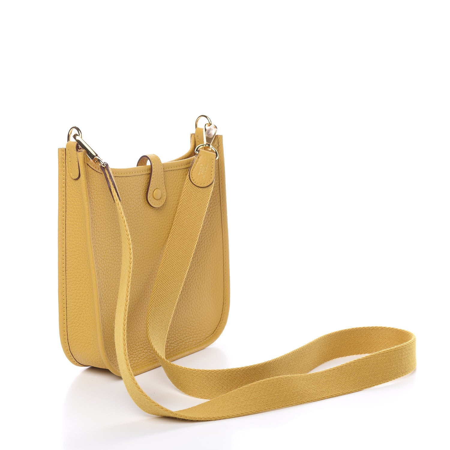 Hermes Taurillon Clemence Evelyne TPM Jaune Ambre 2 of 10