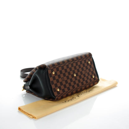 Louis Vuitton Cuir Taurillon Damier Ebene Normandy Black 4 of 8