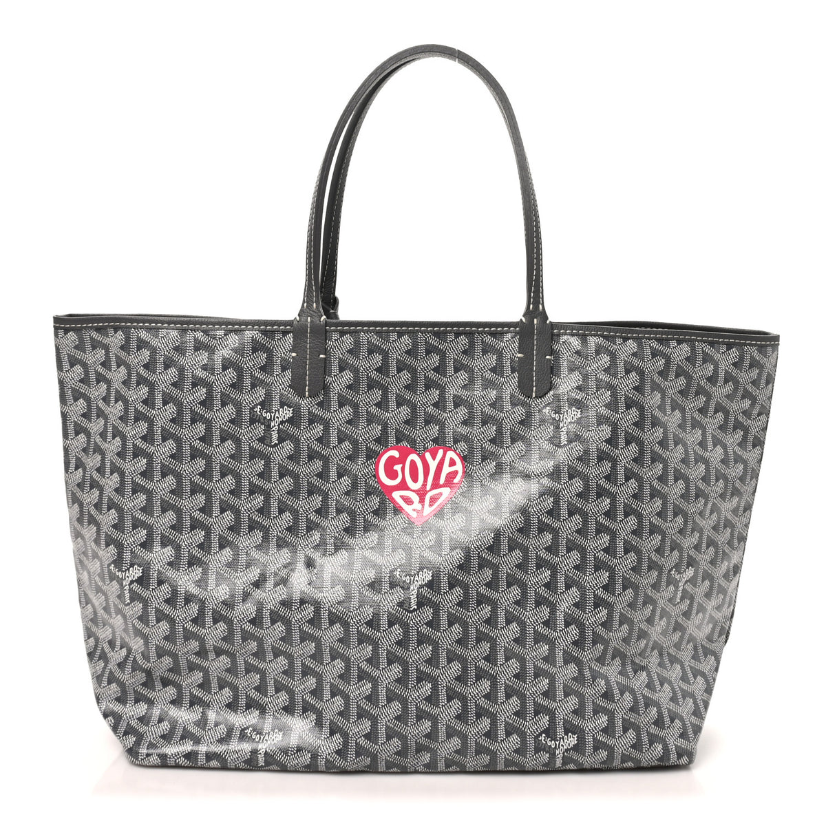 Goyard Goyardine Heart Saint Louis PM Grey 2 of 9