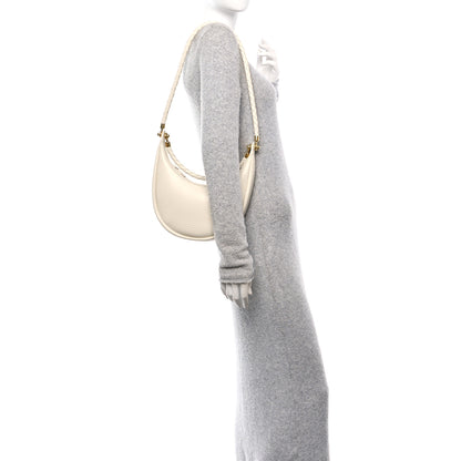 Bottega Veneta Smooth Calfskin Hula Hoop Shoulder Bag Sea Salt 2 of 10