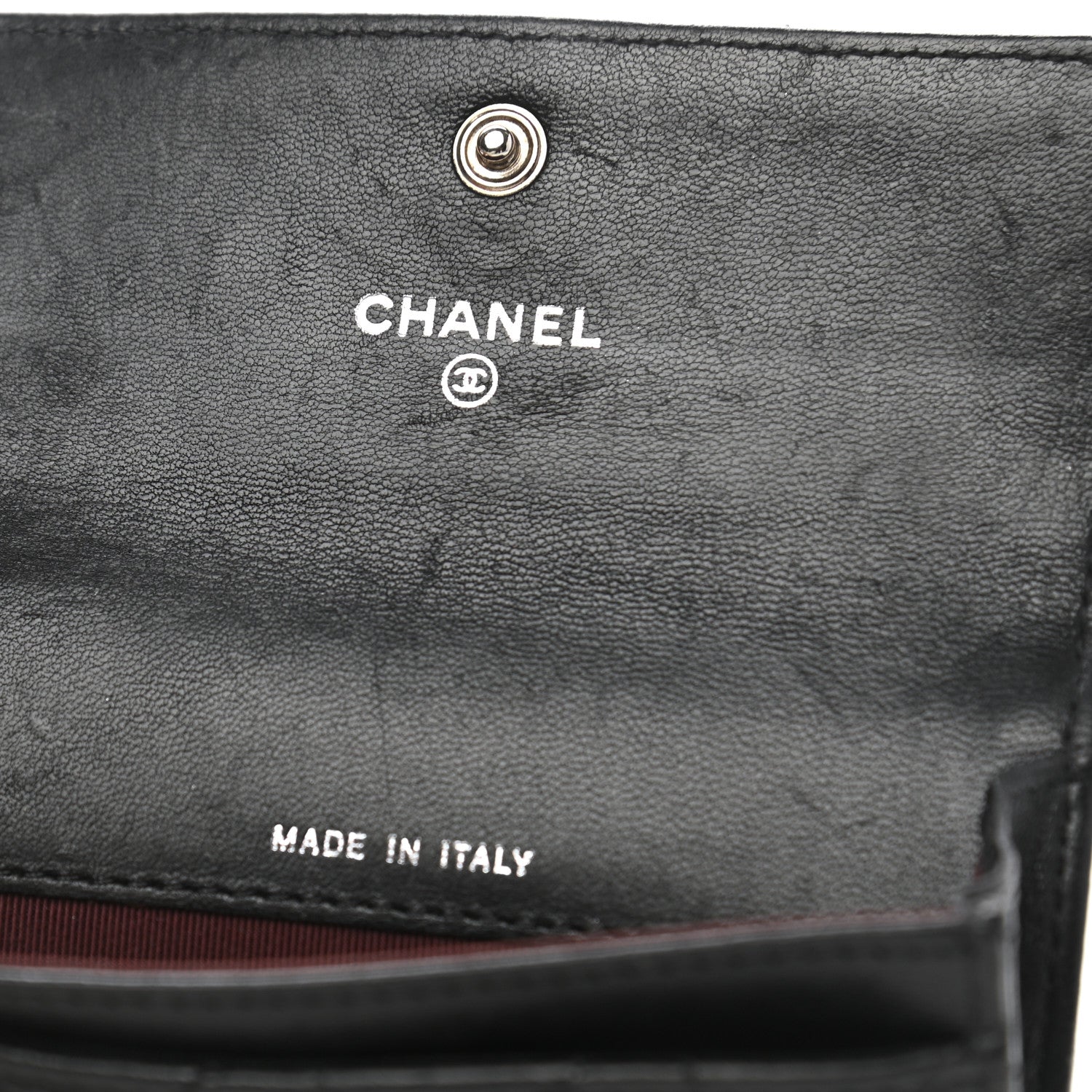 Chanel Lambskin Quilted Flap Card Holder Black 13 of 13