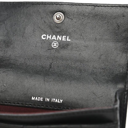 Chanel Lambskin Quilted Flap Card Holder Black 13 of 13