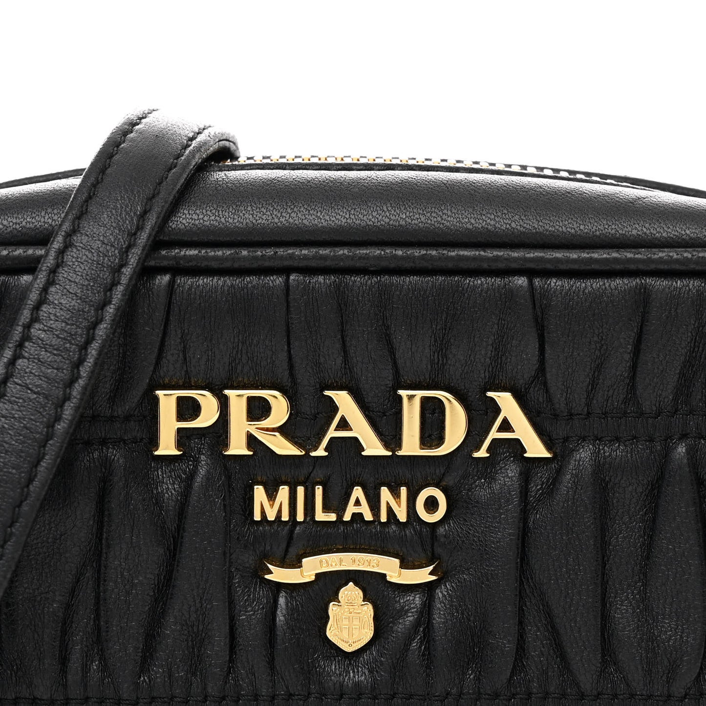 Nappa Gaufre Camera Bag Black