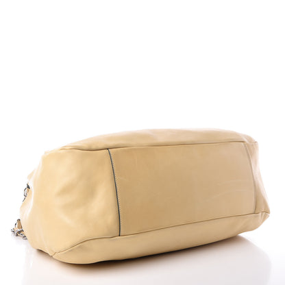 Chanel Lambskin Large Edgy Hobo Beige 4 of 16