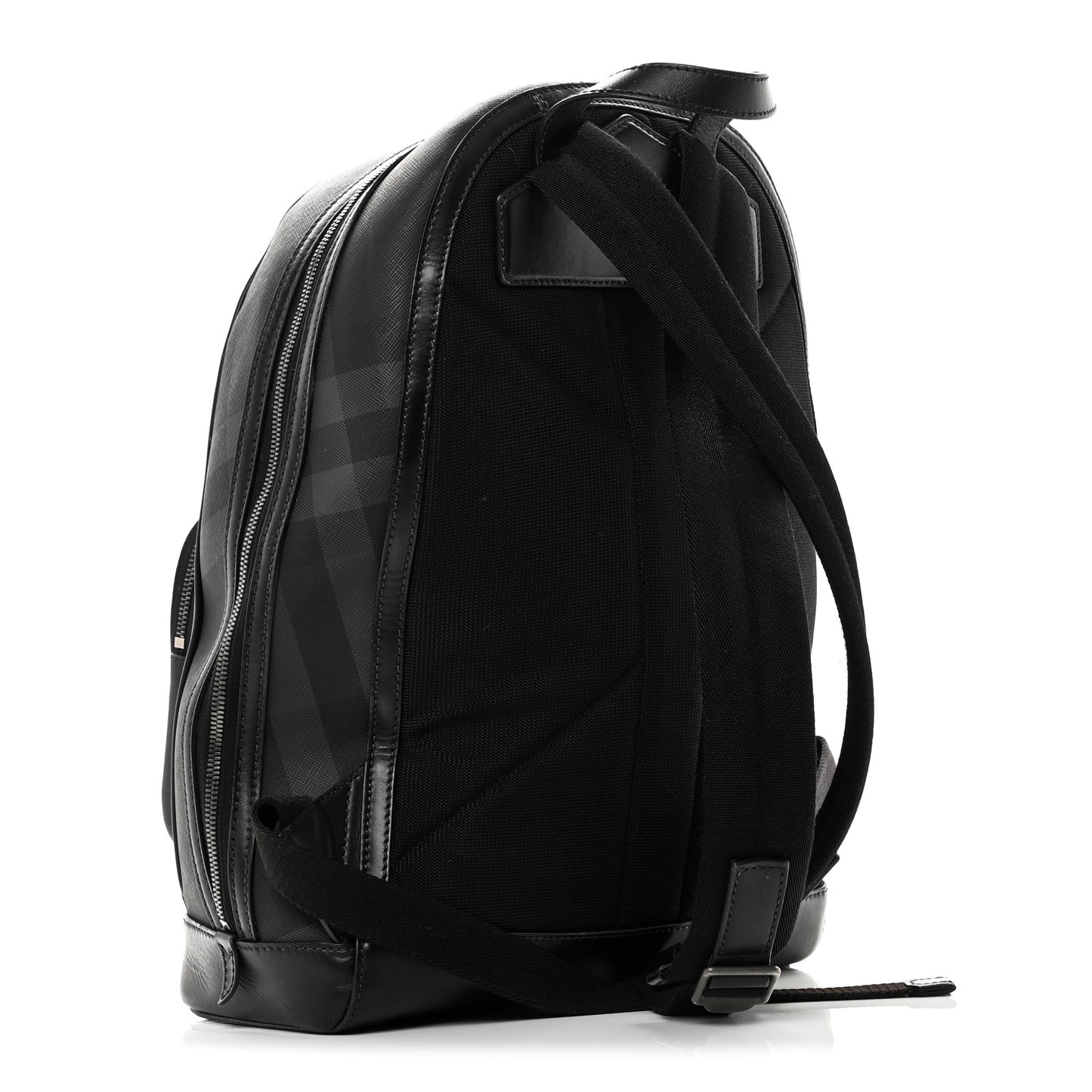 London Check Logo Rocco Backpack Charcoal