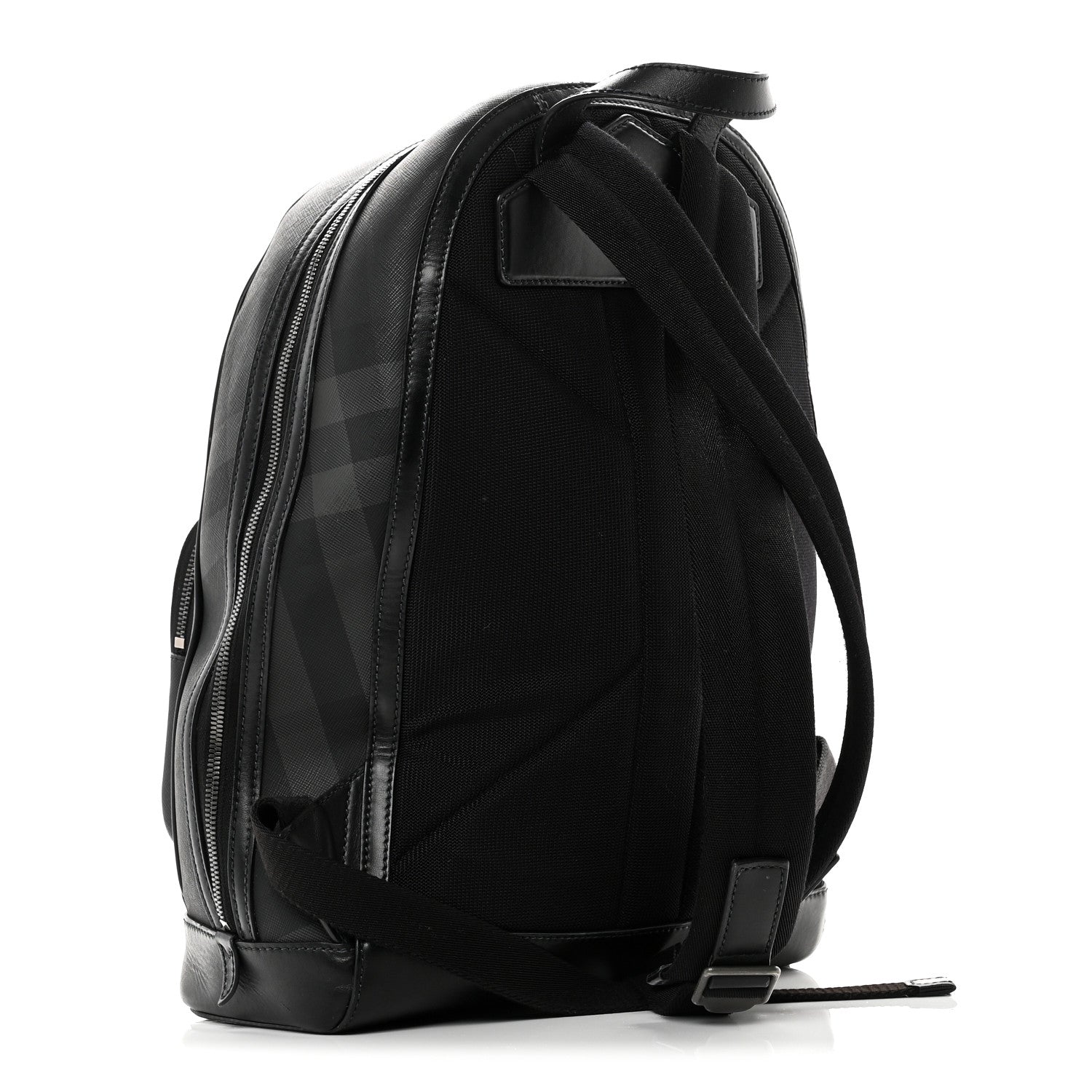 Burberry London Check Logo Rocco Backpack Charcoal 3 of 8