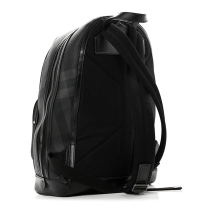 Burberry London Check Logo Rocco Backpack Charcoal 3 of 8