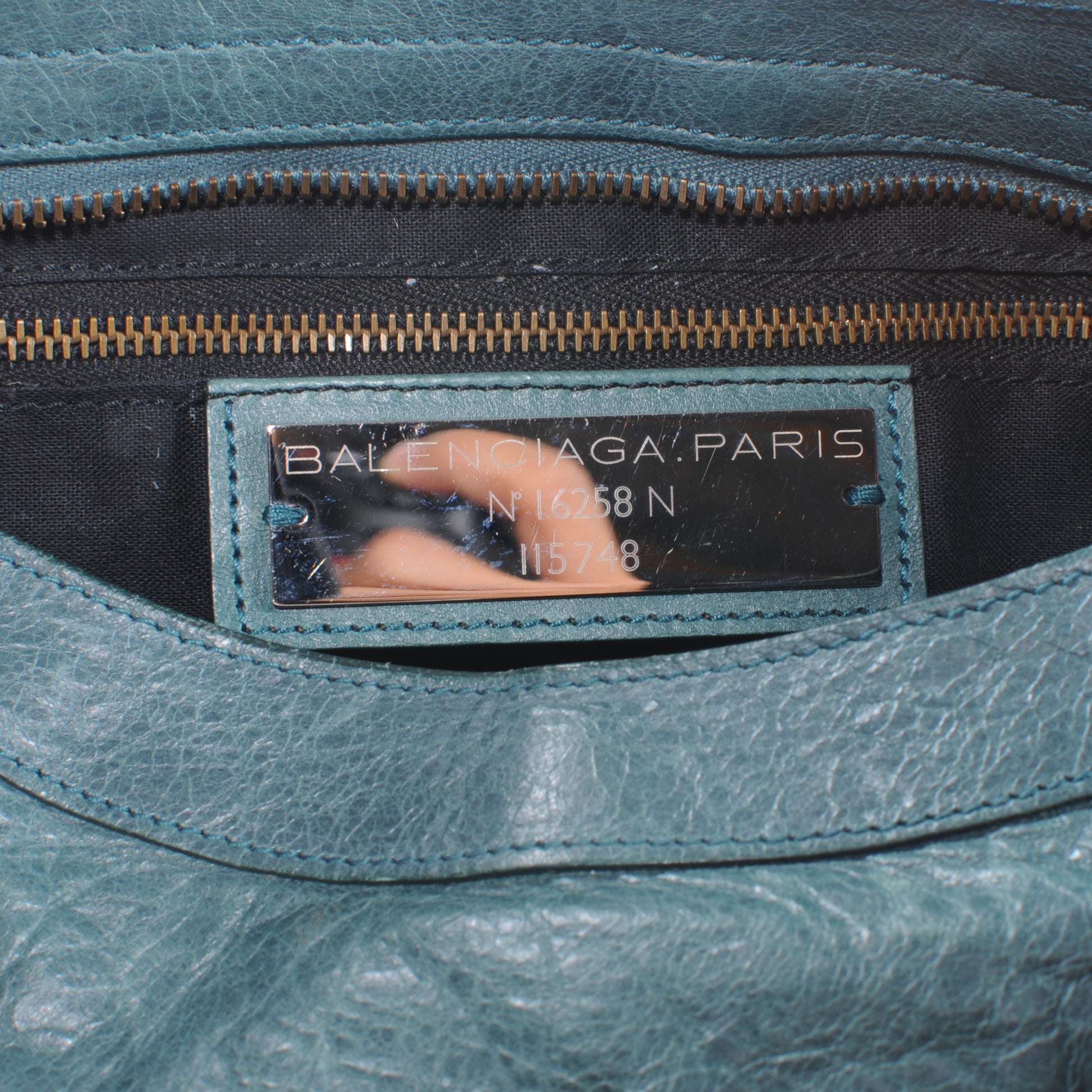 Balenciaga Agneau City Vert Menthe 7 of 8