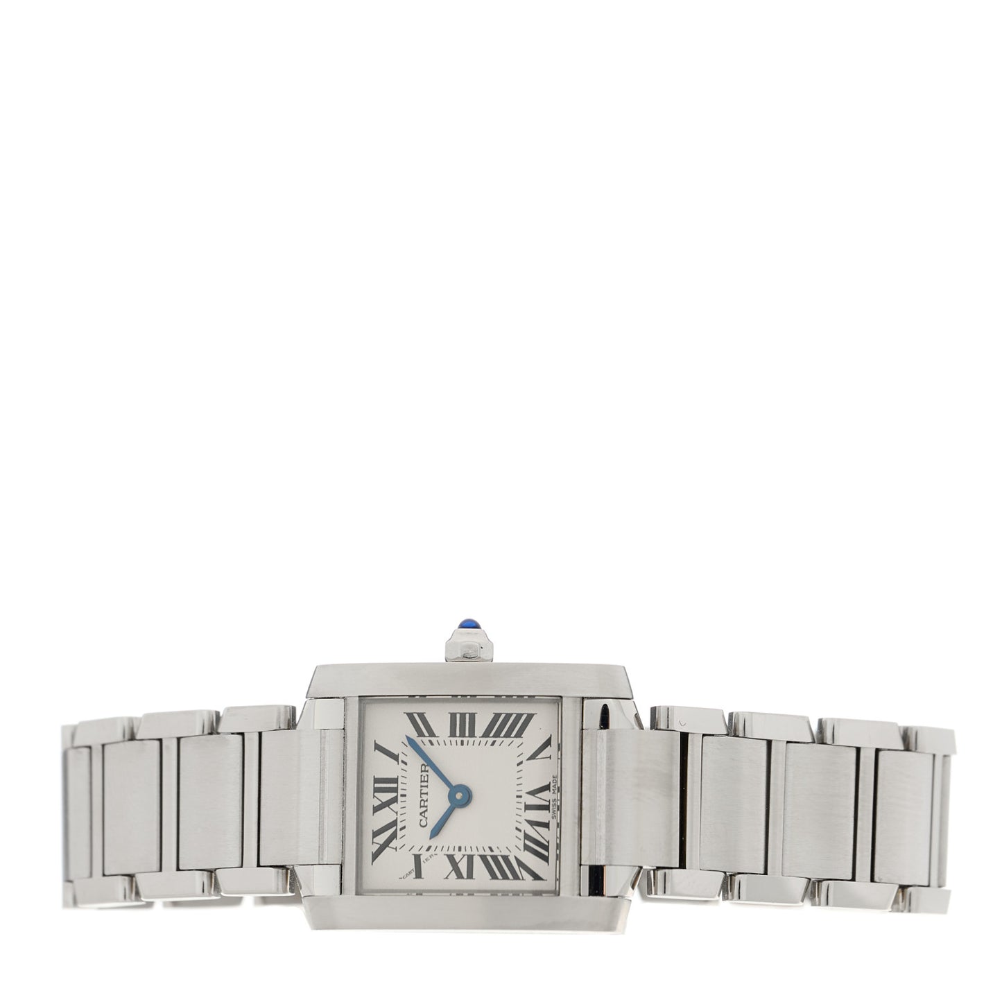 Stainless Steel 20mm Tank Francaise Quartz Watch
