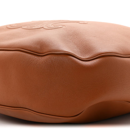 Celine Supple Calfskin Large Triomphe Heloise Shoulder Bag Tan 12 of 12