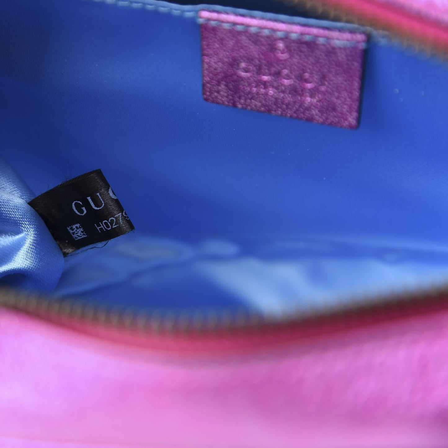 Laminated Nappa Matelasse Small GG Marmont Chain Shoulder Bag Fuxia Rosso Rosa